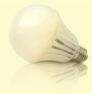 MCOB LED žiarovka E27 - guľatá žiarovka