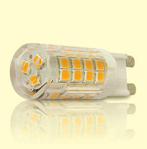 SMD LED žiarovka G9 - všesmerová žiarovka