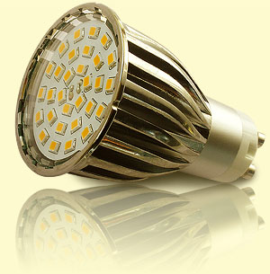 SMD LED žiarovka GU10 - bodové svetlo