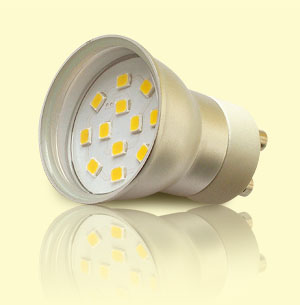 SMD LED žiarovka GU11 - bodové svetlo