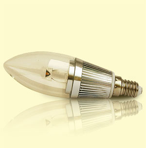 High Power LED žiarovka - sviečková žiarovka