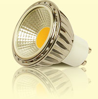 COB LED žiarovka GU10 [teplá biela]