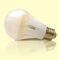 MCOB LED žiarovka E27 [teplá biela]